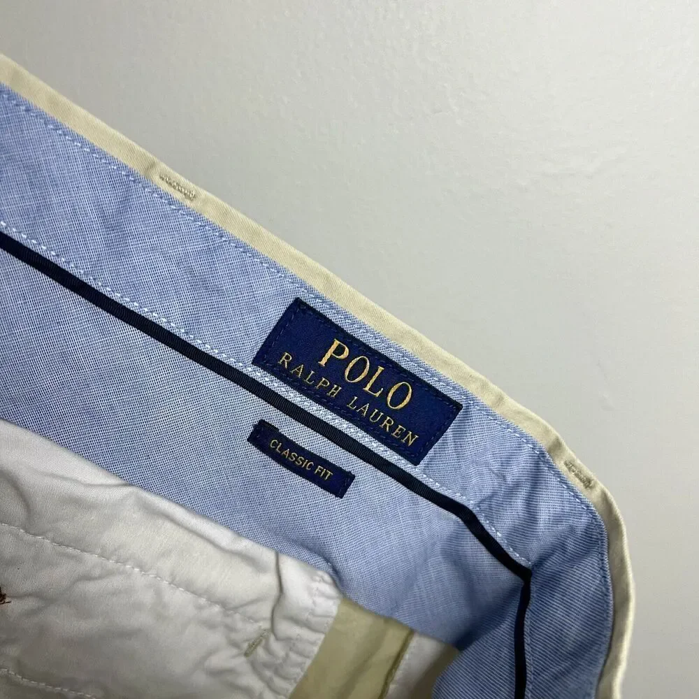 Polo Ralph Lauren Tan Chino Shorts 36W - Picture 2 of 7
